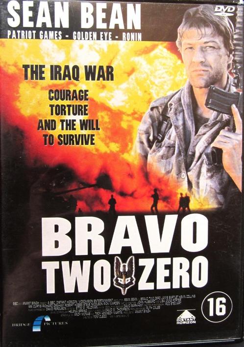 DVD OORLOG - BRAVO TWO ZERO (SEAN BEAN), Cd's en Dvd's, Dvd's | Actie, Zo goed als nieuw, Oorlog, Alle leeftijden, Ophalen of Verzenden