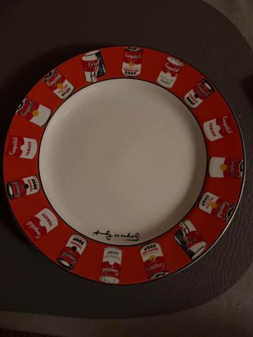 Andy Warhol Campbell's Soup Can 8" Plate by Block beschikbaar voor biedingen