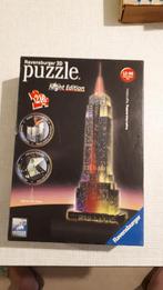 Puzzle 3D Empire State Building édition nocturne, Hobby & Loisirs créatifs, Enlèvement ou Envoi, Moins de 500 pièces, Comme neuf