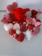 Joli cœur  garnit  de fondants parfumés la Saint Valentin, Enlèvement ou Envoi, Neuf, Autres couleurs, Bougie