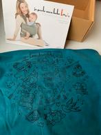 Draagdoek “Je porte mon bebe” - blauw - 3,5-14kg, Enfants & Bébés, Porte-bébés & Écharpe porte bébé, Neuf, Autres marques, Écharpe de portage