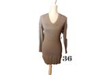 (47) -robe femme t.36 grise - enzoria -, Kleding | Dames, Ophalen of Verzenden, Zo goed als nieuw, Knielengte, Maat 36 (S)