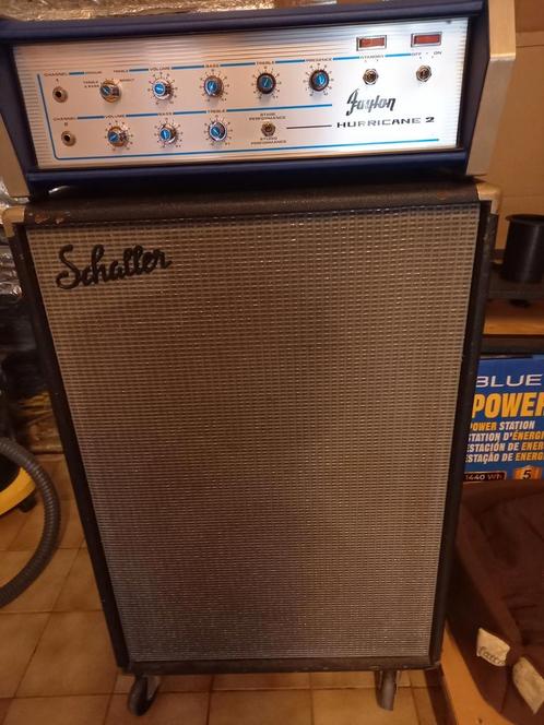 Faylon Hurricane II  + Schaller 2x12 cab, Muziek en Instrumenten, Versterkers | Bas en Gitaar, Gebruikt, Basgitaar, 100 watt of meer