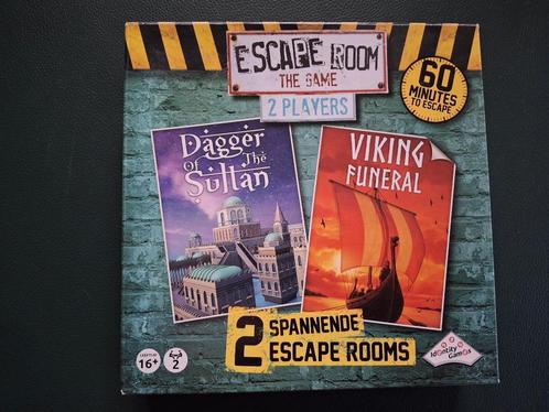 Escape Room: 2 player Dagger of The Sultan & Viking Funeral, Hobby en Vrije tijd, Gezelschapsspellen | Bordspellen, Gebruikt, Een of twee spelers
