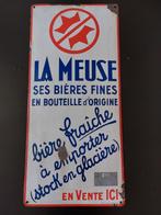 Emaille bord La Meuse, Verzamelen, Biermerken, Ophalen of Verzenden