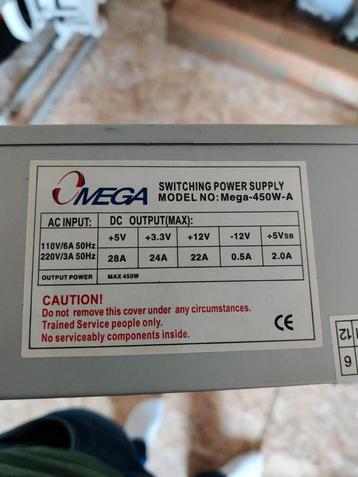 Psu 450w - voor simpel systeem  beschikbaar voor biedingen