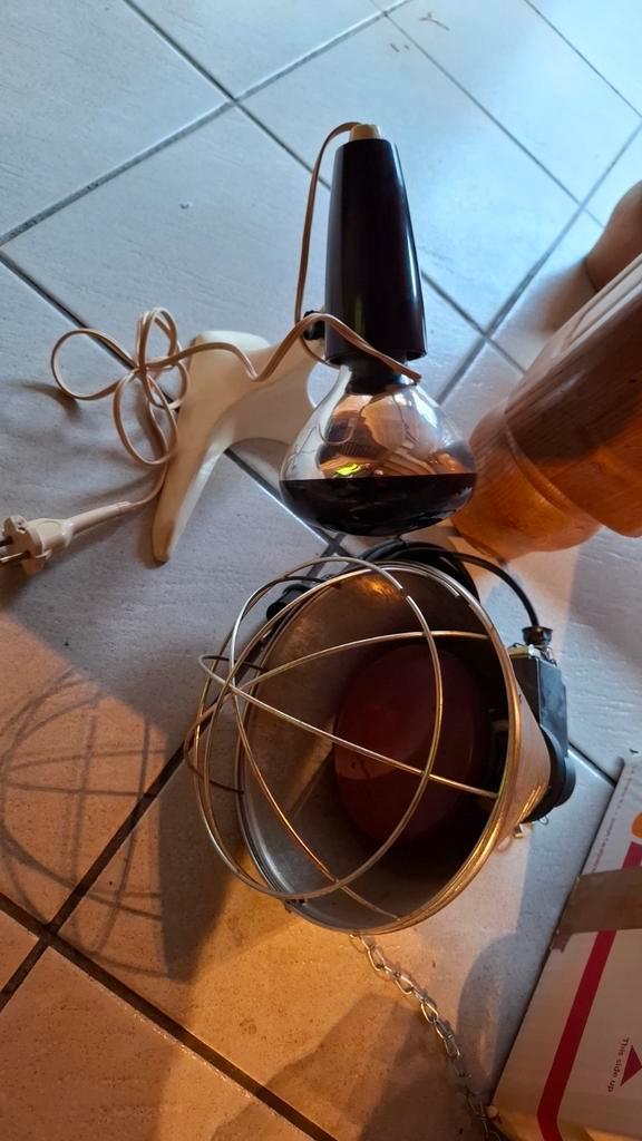 Rode lamp, broedlamp, kuikens, Tuin en Terras, Overige Tuin en Terras, Ophalen