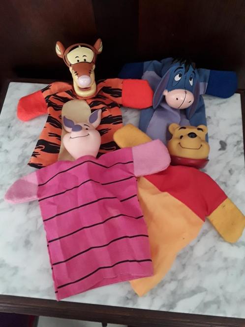 Winny the Pooh handpoppen poppenkastpoppen, Collections, Disney, Comme neuf, Enlèvement ou Envoi