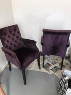 Gecapitonneerde stoelen 2 stuks voor, Huis en Inrichting, Stoelen, Ophalen, Gebruikt, Twee, Overige kleuren