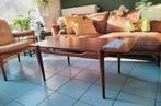 Vintage salontafel dubbelzijdig, Huis en Inrichting, Tafels | Salontafels, Ophalen, Zo goed als nieuw