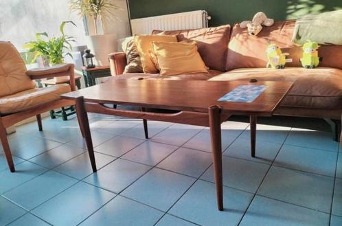 Vintage salontafel dubbelzijdig, Huis en Inrichting, Tafels | Salontafels, Zo goed als nieuw, Ophalen