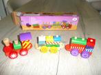 Houten trein met bouwblokjes - NIEUW, Kinderen en Baby's, Speelgoed | Houten speelgoed, Ophalen of Verzenden, Zo goed als nieuw