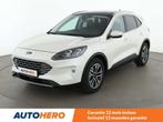 Ford Kuga 2.5 Plug-in Hybrid Titanium X (bj 2021, automaat), Auto's, Gebruikt, Wit, 5 zetels, 5 deurs