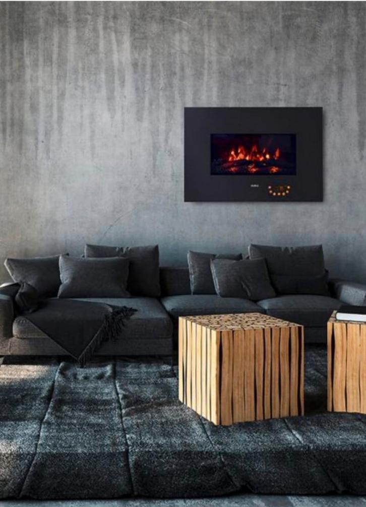 Cheminéé electrique, Doe-het-zelf en Bouw, Verwarming en Radiatoren, Zo goed als nieuw, Overige typen, 800 watt of meer, 30 tot 80 cm