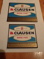 bieretiketten Clausen Luxemburg biere fine, Ophalen of Verzenden, Zo goed als nieuw, Overige typen, Overige merken