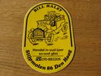 Oude Sticker Bill Haley Handel in oud ijzer en oud glas , Verzamelen, Nieuw, Bedrijf of Vereniging, Ophalen of Verzenden