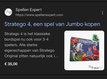 stratego4 spel uitgebracht Door Jumbo  beschikbaar voor biedingen