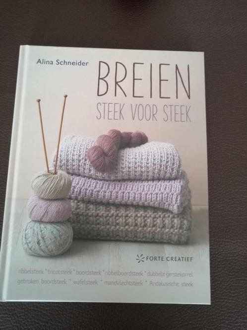 TK. Boek Breien steek voor steek, Hobby en Vrije tijd, Breien en Haken, Nieuw, Breien, Patroon of Boek, Ophalen