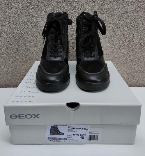 Sneakers Geox Maurica met sleehak mt 40, Kleding | Dames, Schoenen, Nieuw, Sneakers, Zwart, Ophalen of Verzenden