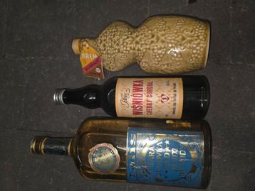 Vintage likeuren en brandy – 3 stuks – Oost-Europa jaren ’70 beschikbaar voor biedingen