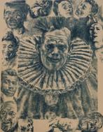 Jos Verdegem Litho 3 Clown, Ophalen