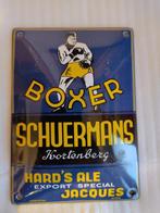 Boxer Schuermans emaille repro bordje, Ophalen of Verzenden, Zo goed als nieuw