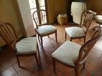 4 jolies et costaudes chaises anciennes hollandaises, Enlèvement
