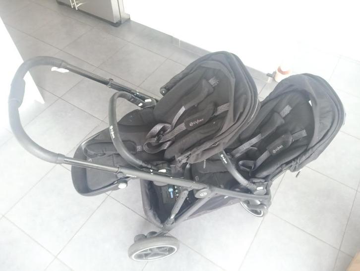 Cybex Gazelle S duo-kinderwagen compleet, Kinderen en Baby's, Buggy's, Zo goed als nieuw, Overige merken, Duomodel, Regenhoes