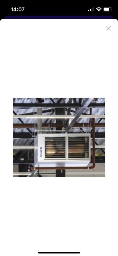 Mark GS+100 HR gasgestookte industiëleluchtverwarmer 97,0 kW, Doe-het-zelf en Bouw, Verwarming en Radiatoren, Zo goed als nieuw