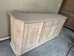 Gezandstraalde dressoir onbehandeld, Ophalen, Gebruikt, Eikenhout, 200 cm of meer