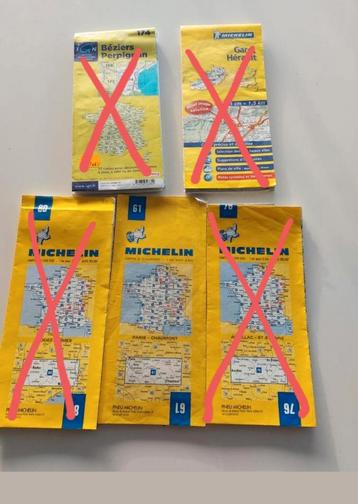 michelin wegenkaart van Parijs (chaumont )   beschikbaar voor biedingen