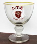 bier brouwerij glas Wielemans Ceuppens  C T S Brussel extra, Verzamelen, Glas en Drinkglazen, Ophalen of Verzenden, Zo goed als nieuw