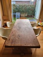 Rustiek eiken tafel, Table a manger chêne, Oak dining table, Antiek en Kunst, Ophalen