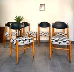 6 retro stoelen, Huis en Inrichting, Ophalen, Gebruikt, Stof