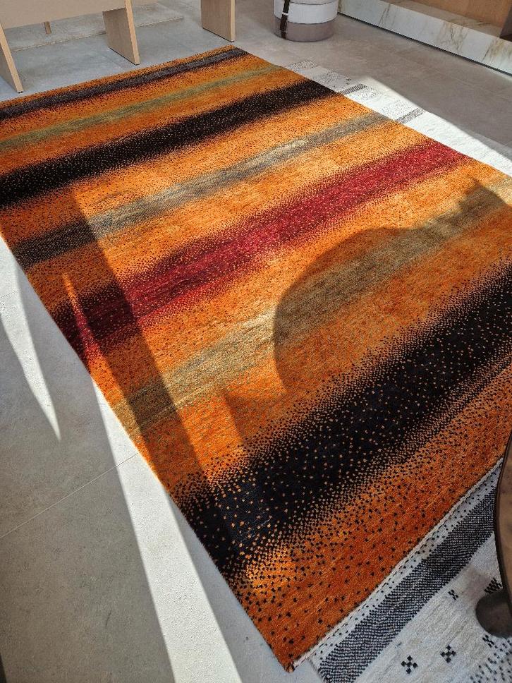 Tapijt Iran Kashkuli Gabbeh/ orange, Huis en Inrichting, Stoffering | Tapijten en Vloerkleden, Nieuw, 200 cm of meer, 200 cm of meer