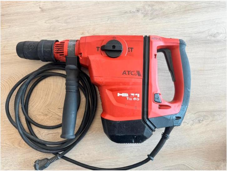 Perceuse et marteau de démolition Hilti TE60 ATC AVR SDS Max, Bricolage & Construction, Outillage | Foreuses, Comme neuf, Marteau perforateur et/ou Marteau piqueur