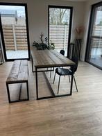 Eettafel en bank, Huis en Inrichting, 50 tot 100 cm, Industrieel, 150 tot 200 cm, Gebruikt