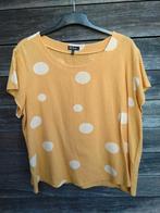 Ulla Popken : Leuke Linnen Bloes In Maat 48, Taille 46/48 (XL) ou plus grande, Ulla Popken, Porté, Jaune