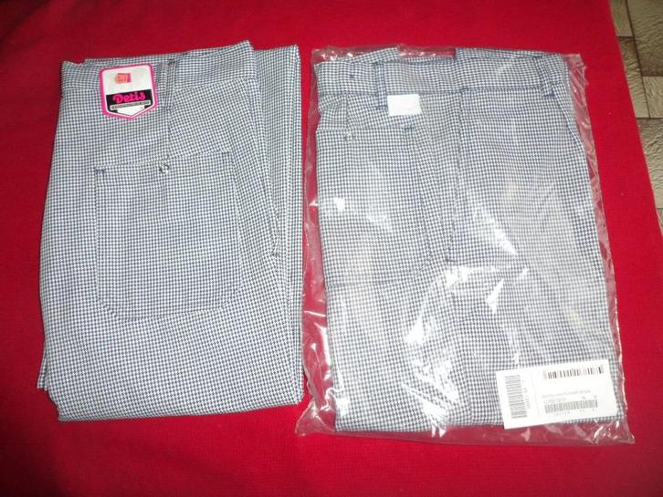 pantalon pied de poule horeca, Kleding | Heren, Broeken en Pantalons, Nieuw, Maat 46 (S) of kleiner, Blauw, Ophalen