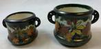 Lot de 2 vases en céramique Kepella Arnhem Gouda avec oreill, Antiquités & Art, Antiquités | Vases, Envoi