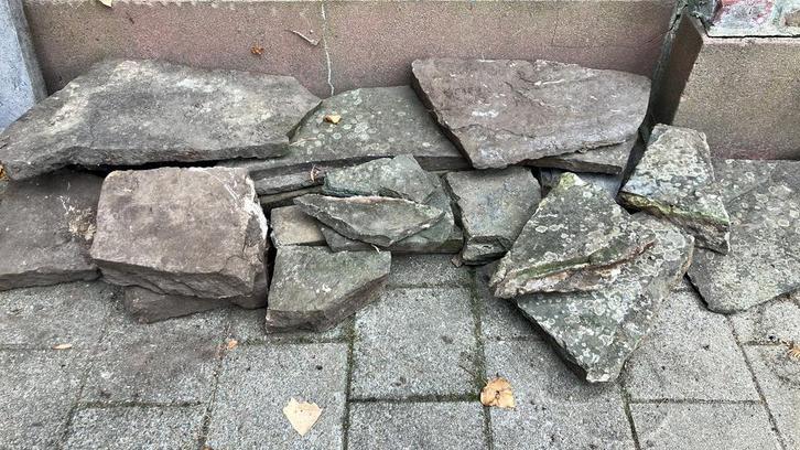 Ardeense natuursteen - gratis, Tuin en Terras, Tegels en Klinkers, Ophalen