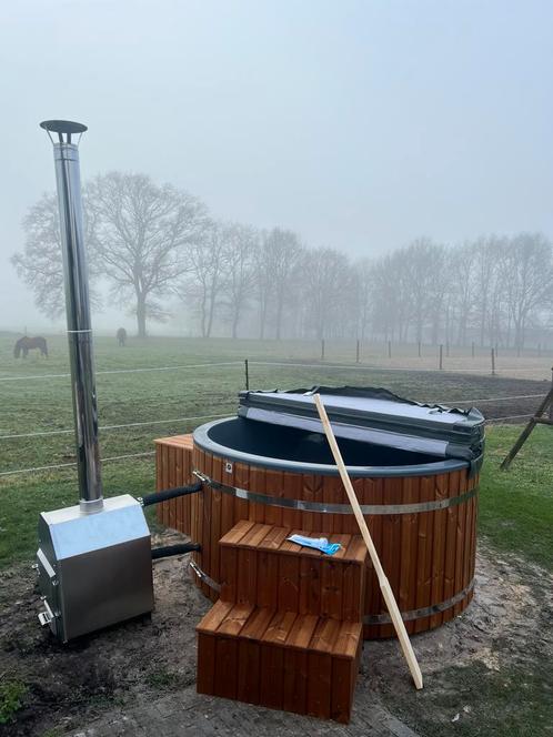 Hottub houtgestookt | externe kachel RVS | basis, Tuin en Terras, Zwembad-toebehoren, Nieuw, Ophalen