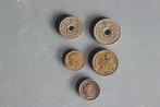 5 zeldzamere munten 1919-1943, zilver, nikkel, koper, Ophalen of Verzenden, Losse munt, Zilver