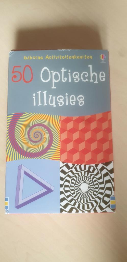 50 Optische illusies activiteitskaarten, Kinderen en Baby's, Speelgoed | Overig, Zo goed als nieuw, Ophalen of Verzenden