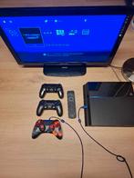 ps4 + 2 standaard controllers (met alle kabels), Ophalen, 500 GB, Met 2 controllers, Zo goed als nieuw