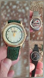 3 vintage promotie, reclame Heineken horloges️️⌚️, Verzamelen, Merken en Reclamevoorwerpen, Ophalen of Verzenden, Gebruikt, Gebruiksvoorwerp