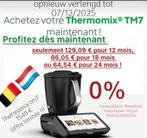 Thermomix tm7 Actie Actie, 2 tot 3 liter, Verzenden, Nieuw, 3 snelheden of meer
