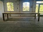 Smalle lange tafel, boeren tafel, franse tafel, kasteeltafel, Ophalen, Gebruikt