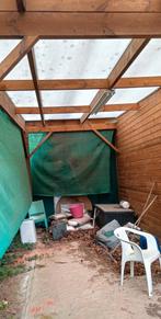 Carport met grote aanbouw, Ophalen, Gebruikt, Carport