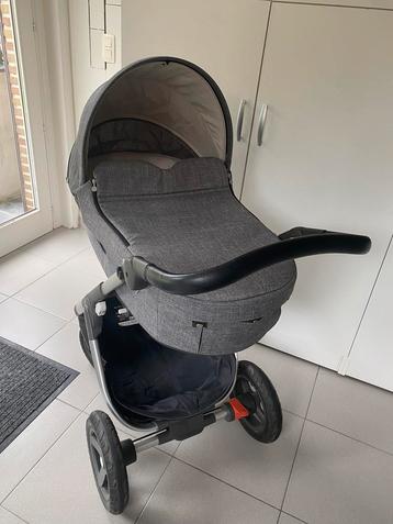 Stokke trailz all-terrain kinderwagen buggy grijs 